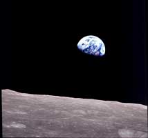 Earthrise photo taken from Apollo 8